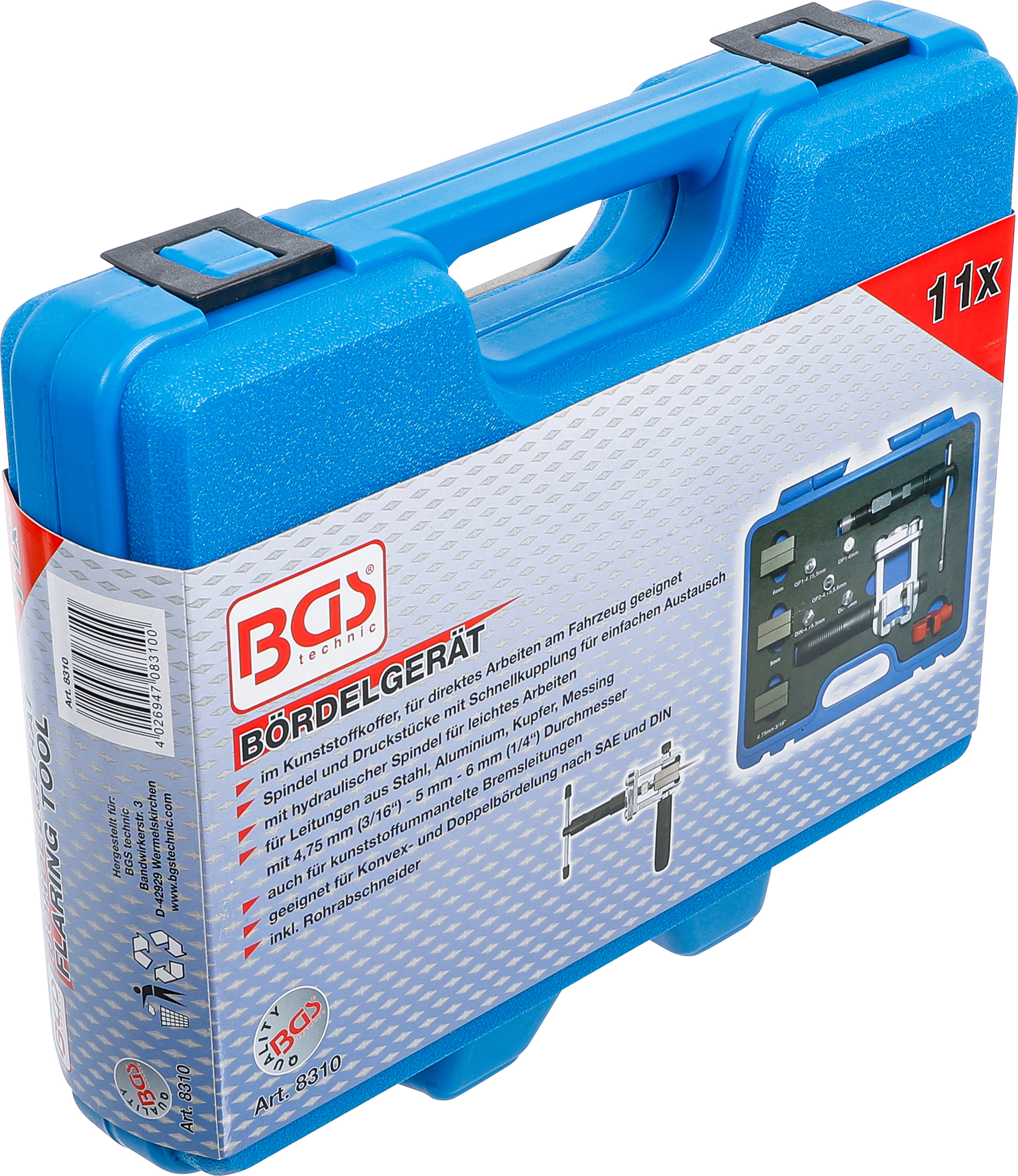 BGS Hydraulisches Bördelgerät