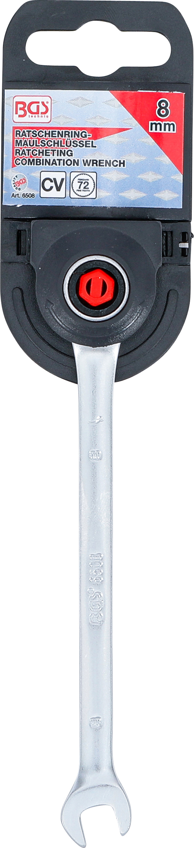 BGS Ratschenring-Maulschlüssel | SW 8 mm