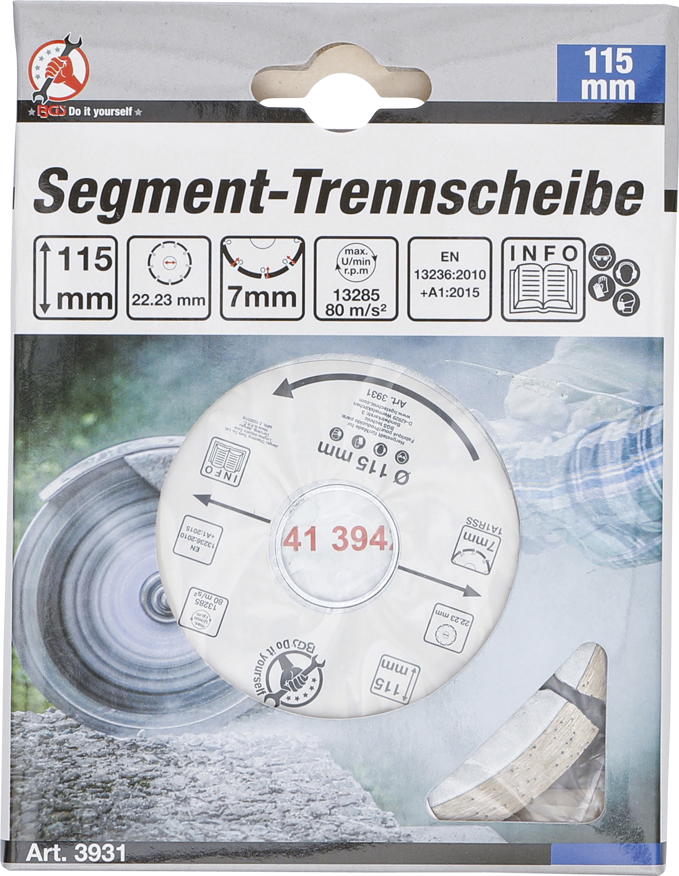 BGS Segment-Trennscheibe | Ø 115 mm