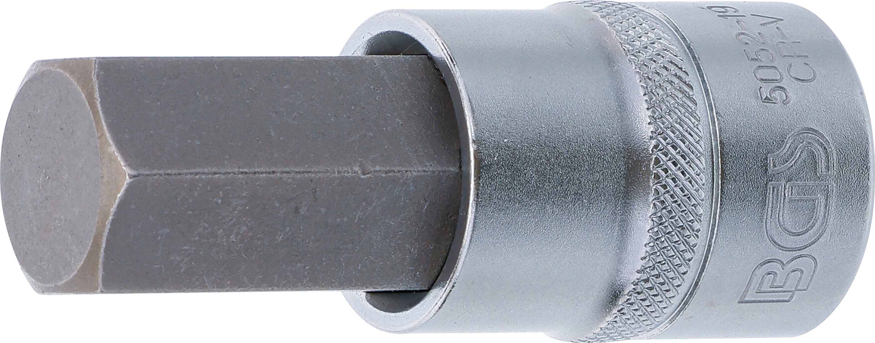 BGS Bit-Einsatz | Antrieb Innenvierkant 12,5 mm (1/2") | Innensechskant 19 mm