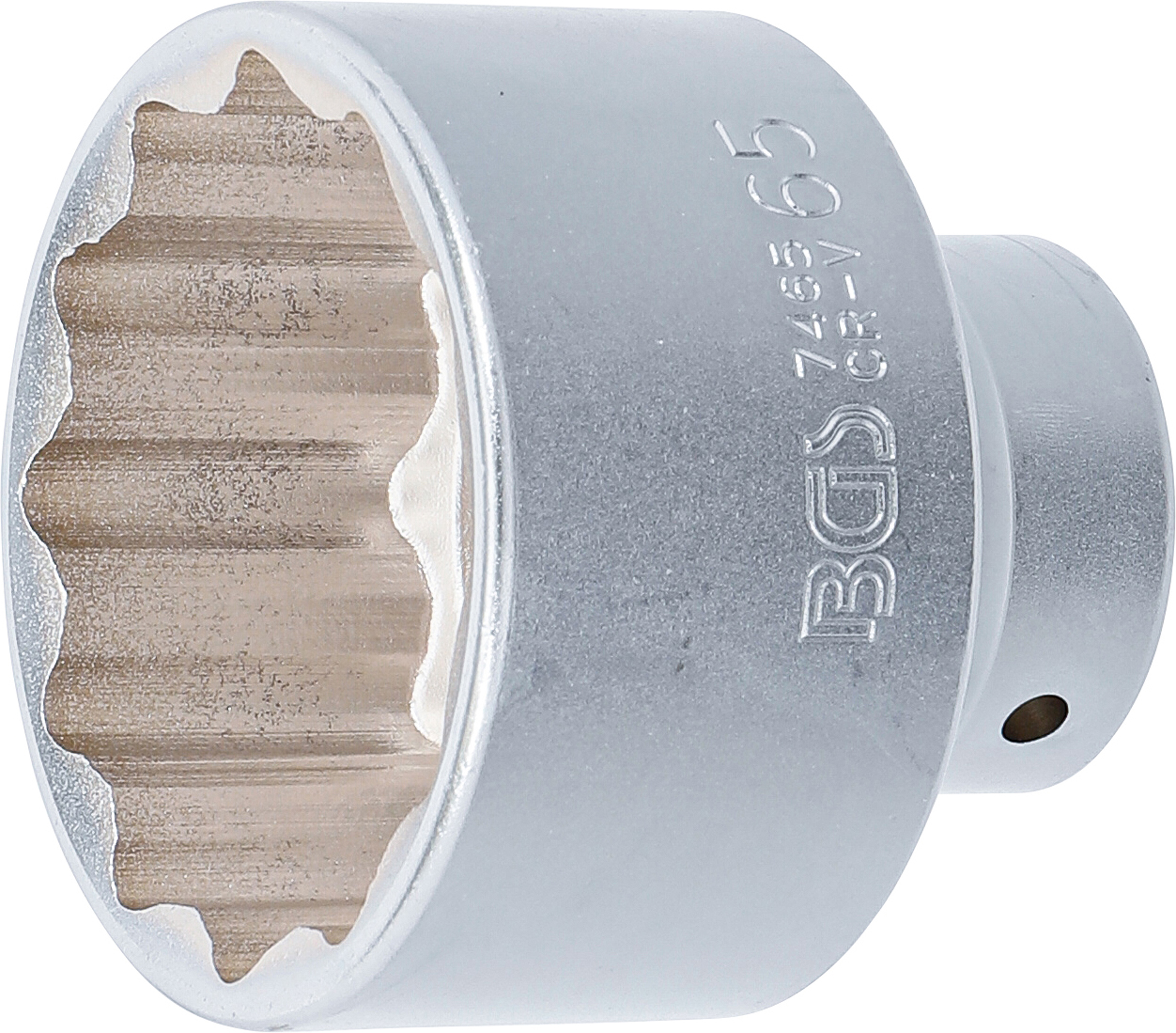 BGS Steckschlüssel-Einsatz Zwölfkant | Antrieb Innenvierkant 20 mm (3/4") | SW 65 mm