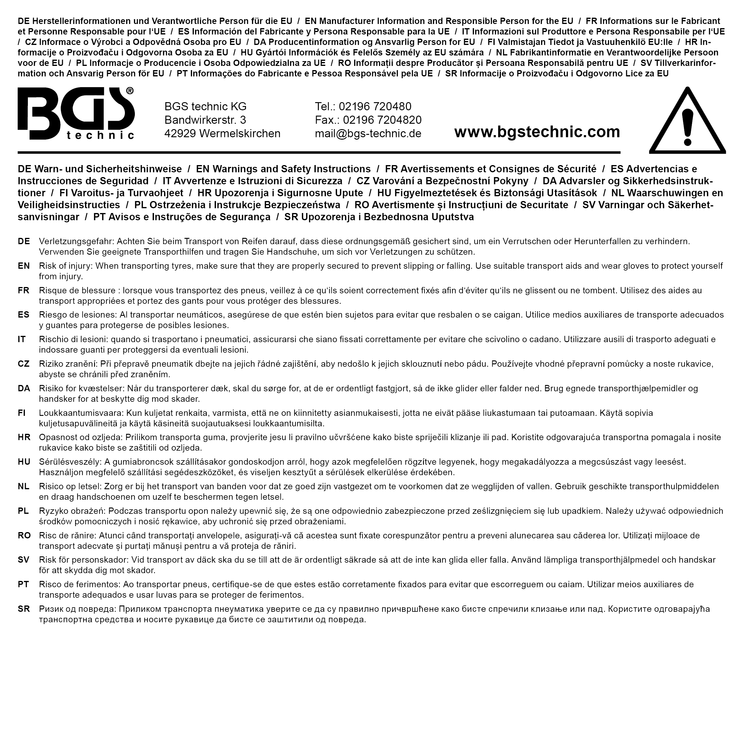 BGS Reifenkarre | 200 kg