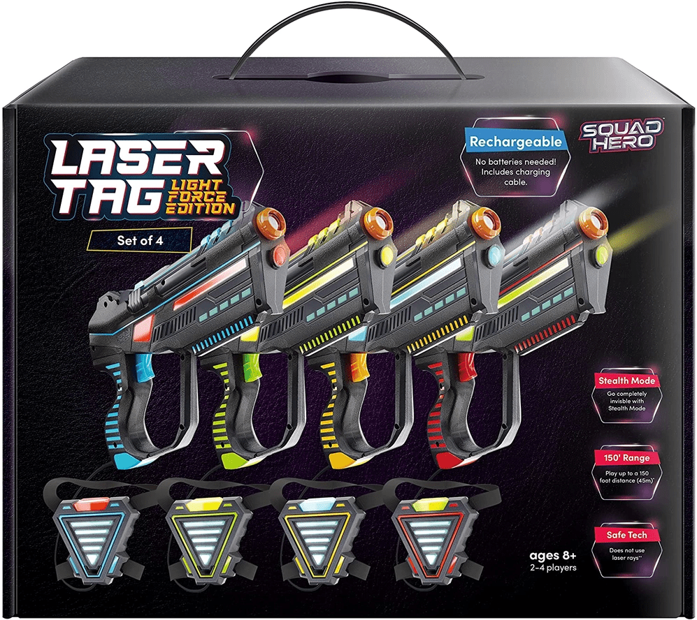 Squad Hero Battle Action Laser Tag Light Force Edition Das Original aus den USA Top Outdoor Geschenk