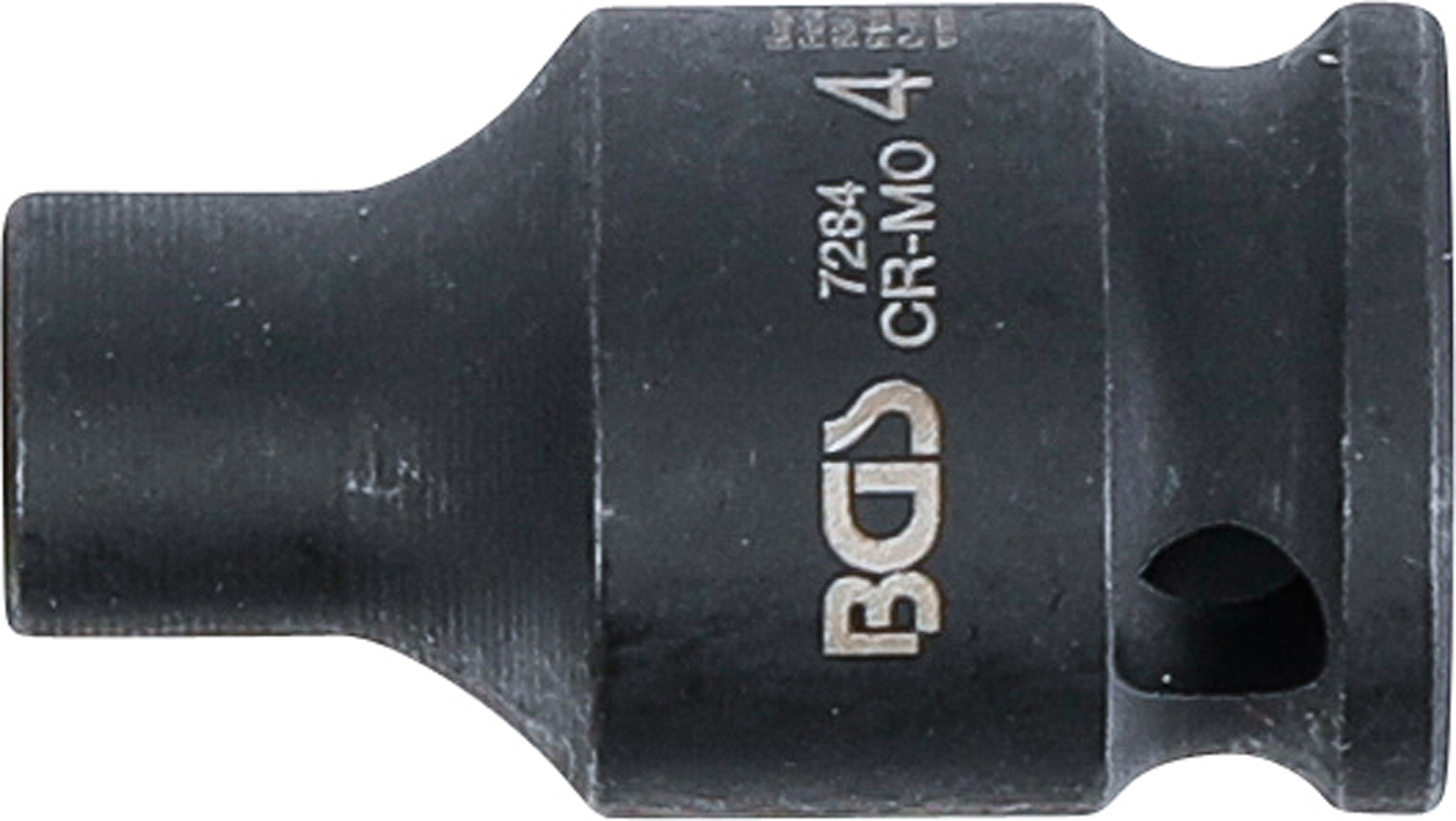 BGS Kraft-Steckschlüssel-Einsatz Sechskant | Antrieb Innenvierkant 6,3 mm (1/4") | SW 4 mm