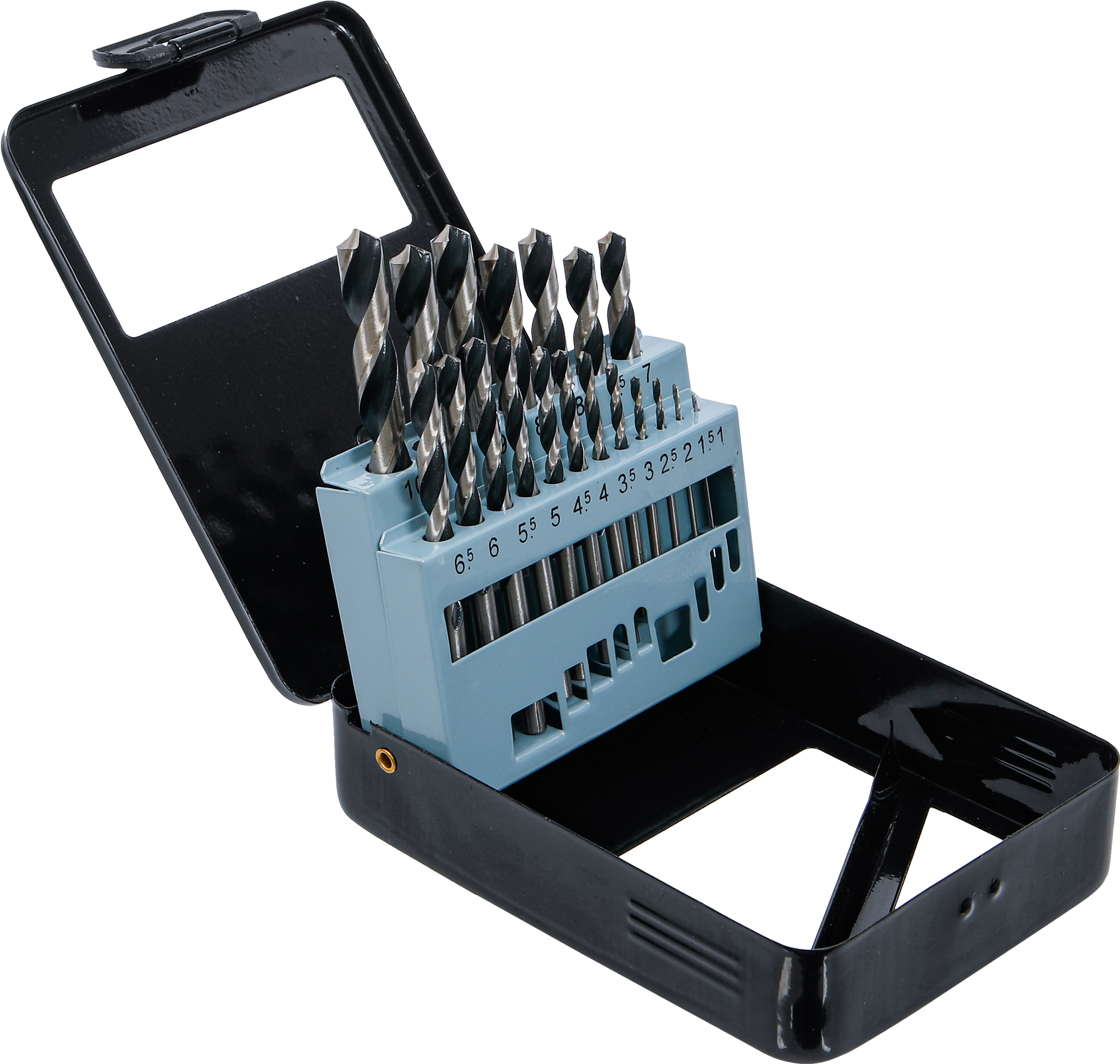 BGS HSS-Spiralbohrer-Satz | 1 - 10 mm | 19-tlg.