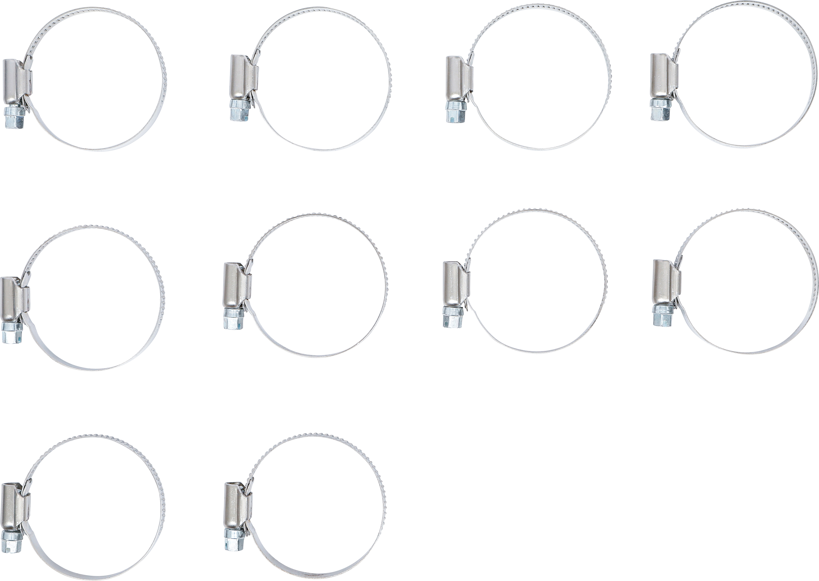 BGS Schlauchklemmen | rostfrei | 32 x 50 mm | 10-tlg.